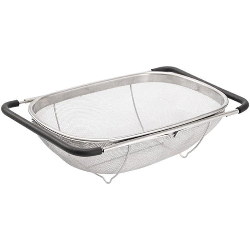 Stainless Steel Telescopic Sink Basket Multi Purpose Fruit Vegetable Strainer