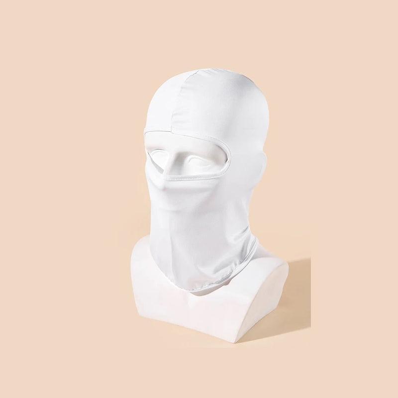 Balaclava Face Mask Uv Protection For Men Women Ski Motorcycle Running Riding - White