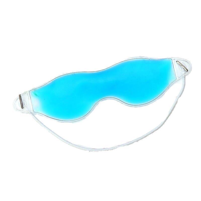 Blue Relaxing Gel Eye Mask Cold Pack Warm Hot Heat Ice Cool Pad Puffiness Headache - 1PC