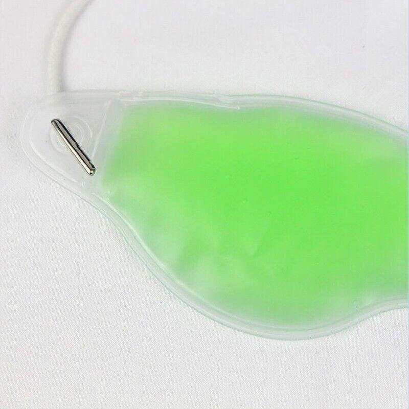 Blue Relaxing Gel Eye Mask Cold Pack Warm Hot Heat Ice Cool Pad Puffiness Headache - 1PC