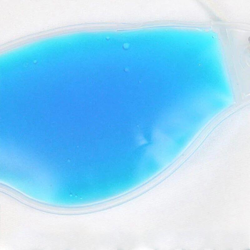 Blue Relaxing Gel Eye Mask Cold Pack Warm Hot Heat Ice Cool Pad Puffiness Headache - 1PC