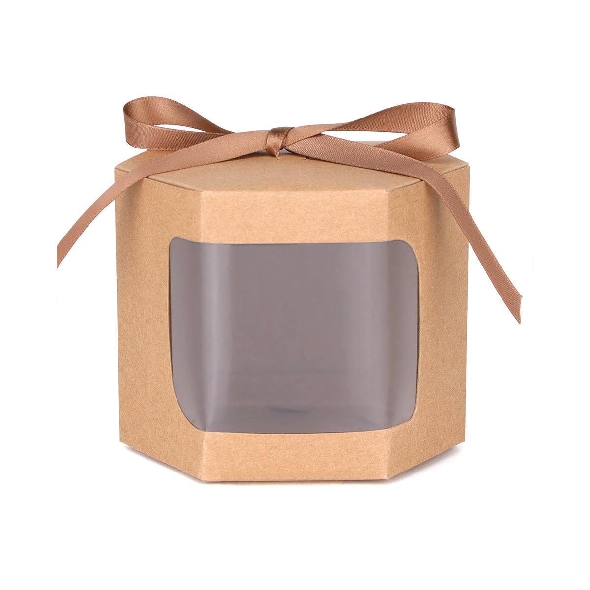 20PCS Small Gift Box Candy Storage Box Party Favor Treat Packaging Recyclable - Kraft-S