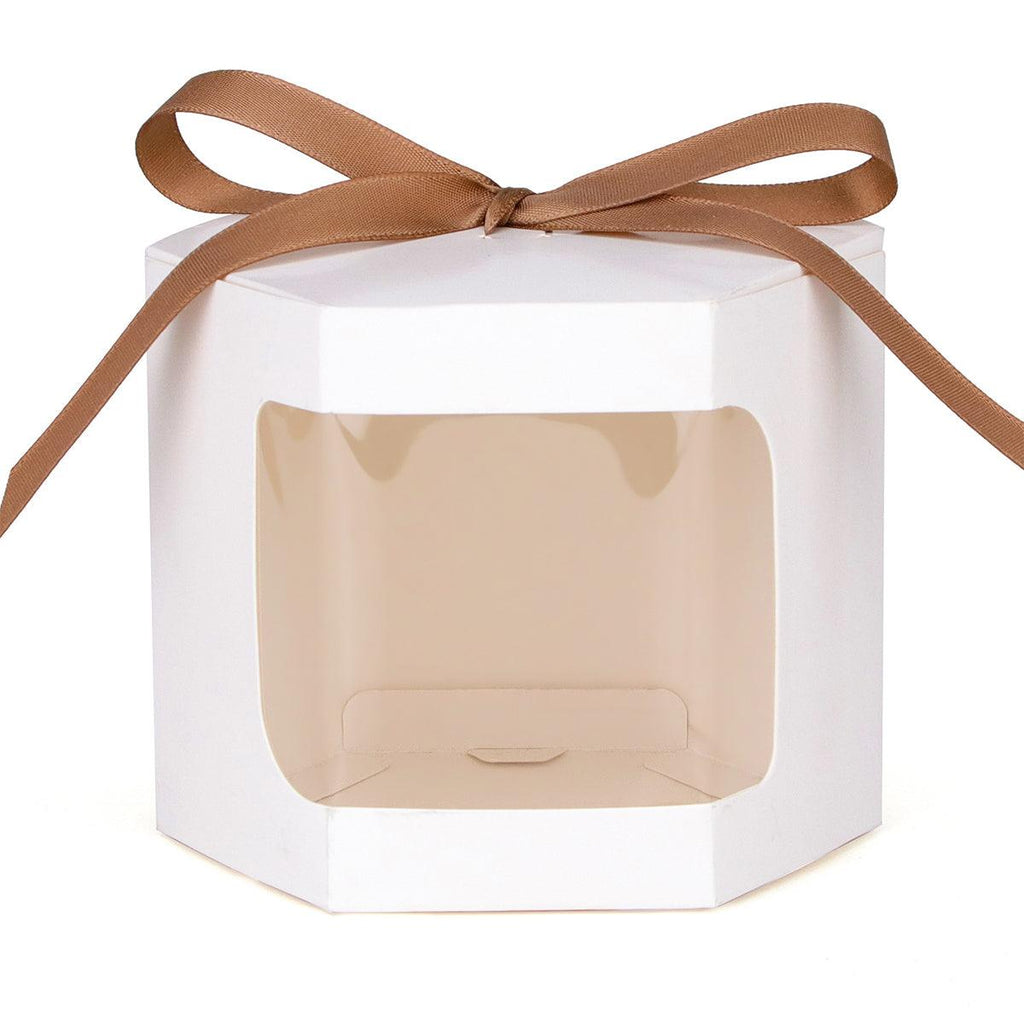 20PCS Small Gift Box Candy Storage Box Party Favor Treat Packaging Recyclable - White-S