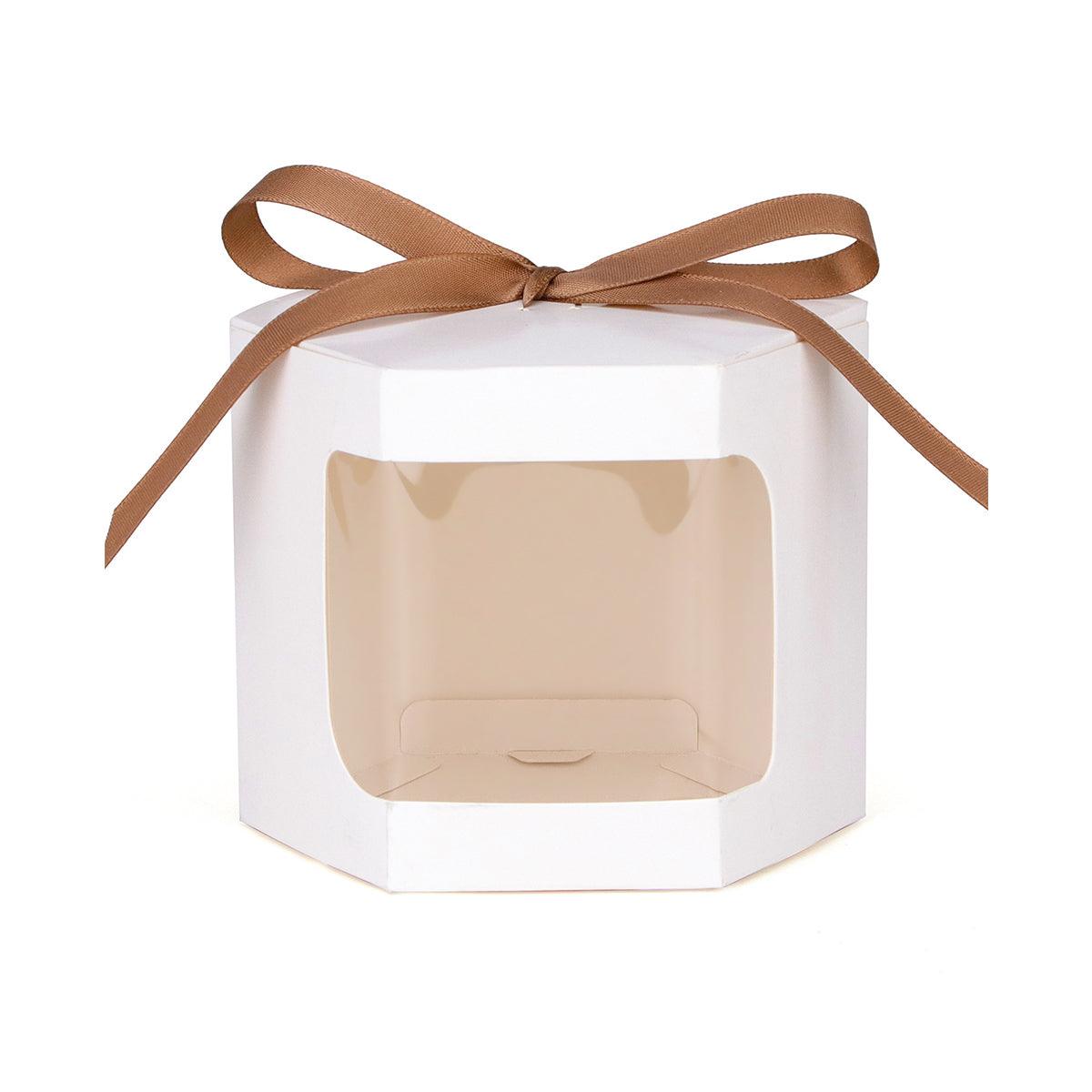 20PCS Small Gift Box Candy Storage Box Party Favor Treat Packaging Recyclable - White-S