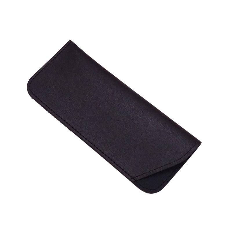 Pu Leather Eyeglass Sunglasses Reading Glasses Case Soft Pouch Bag Pocket - Red
