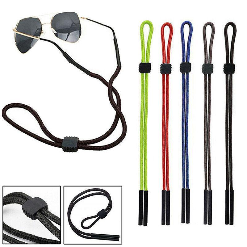 Reading Eyeglass Glasses Chain Cord Lanyard Sunglasses Neck Holder Sports Strap - Brown