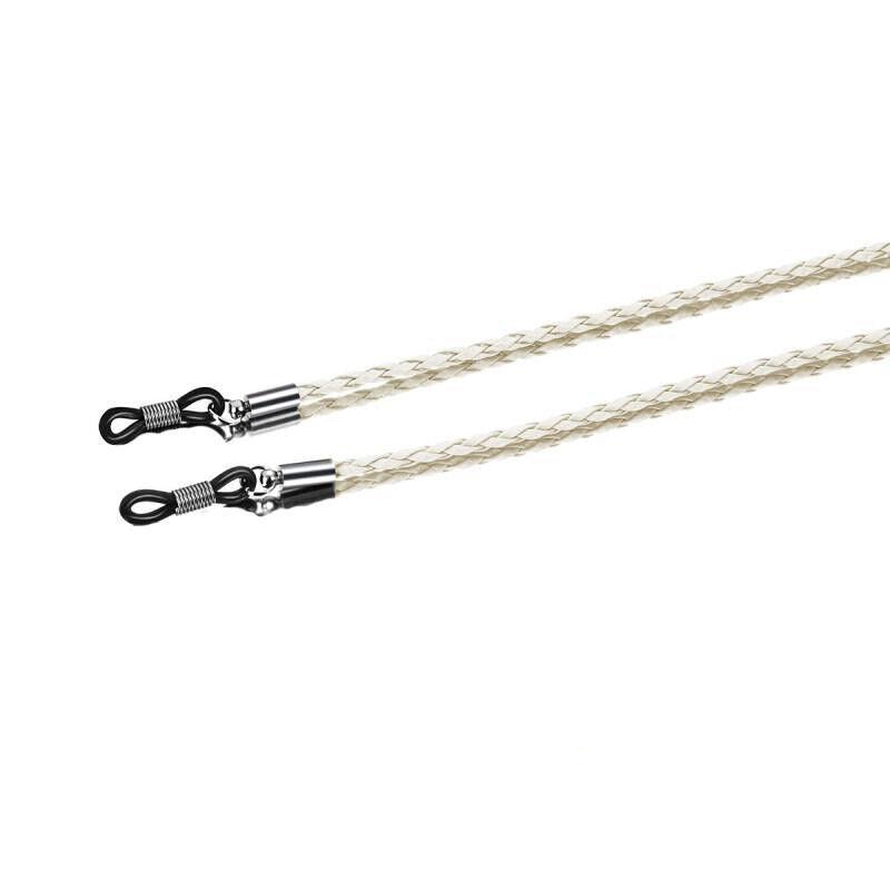 PU Sunglasses Reading Glasses Spectacles Eyeglass Holder Strap Chain - Black