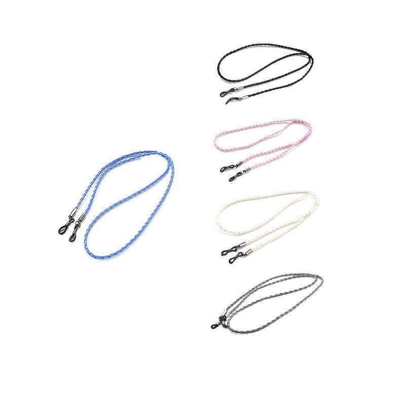 PU Sunglasses Reading Glasses Spectacles Eyeglass Holder Strap Chain - Blue