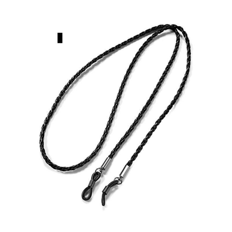 PU Sunglasses Reading Glasses Spectacles Eyeglass Holder Strap Chain - Beige