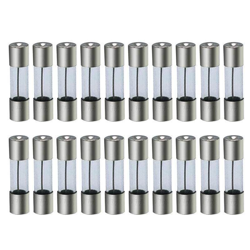 20Pcs M205 Glass Fuse 5Mm X 20Mm Slow Blow 250V / Select From 0.5A To 10A  Amp - 20PCS F1A