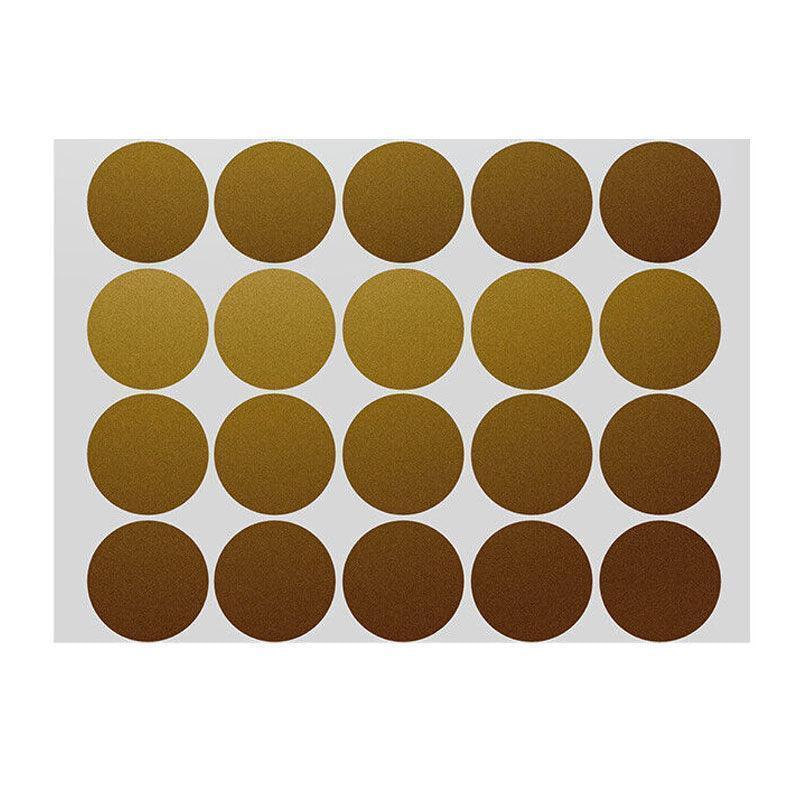 Gold Assorted Sizes Colour Sticker Dots Adhesive Round Labels Circular Spot Scrapbook - 8mm*260 Dots