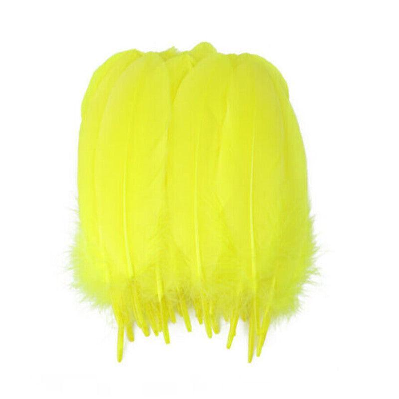 50X Craft Feathers Goose Feather Diy Art Party Decoration Wedding Dream Catcher - Pink