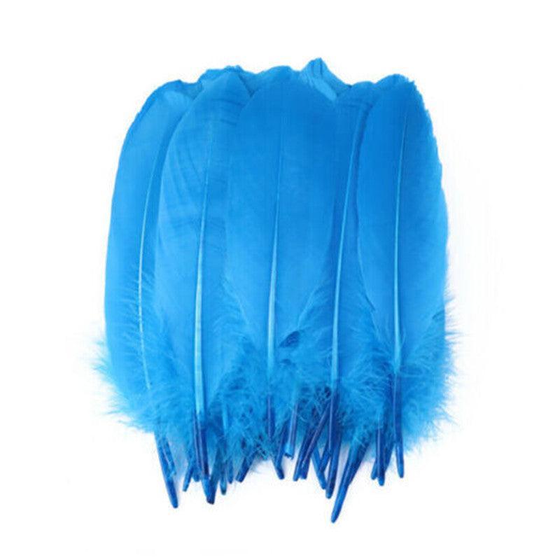 50X Craft Feathers Goose Feather Diy Art Party Decoration Wedding Dream Catcher - Pink