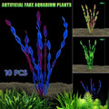 10PCS Artificial Plants Fish Tank Aquarium Aquatic Plants Simulated Water Grass