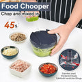 Garlic Press Chopper Slicer Hand Presser Grinder Crusher Home Kitchen Tools Use - 1000ml