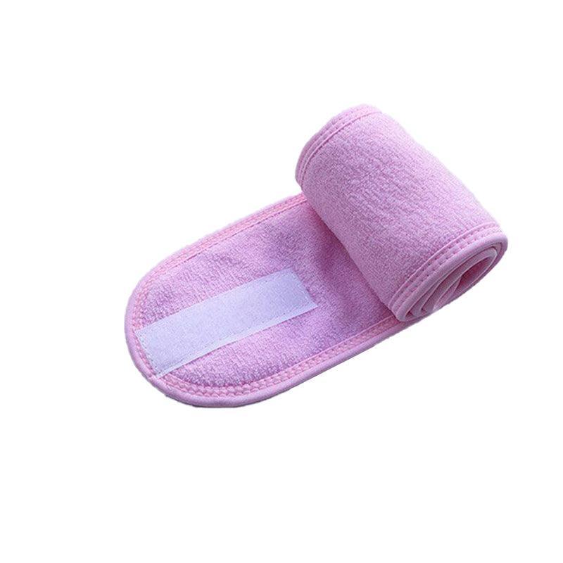 8-Colours Wrap Head Band Hairband Hair Band Adjustable Facial Make Up Face Wash Au - Black