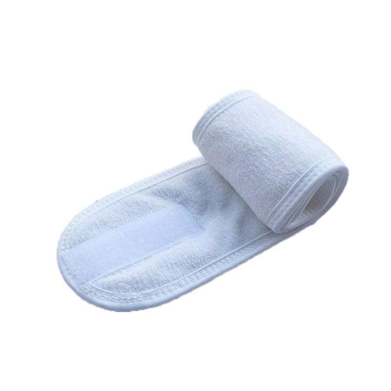 8-Colours Wrap Head Band Hairband Hair Band Adjustable Facial Make Up Face Wash Au - Yellow