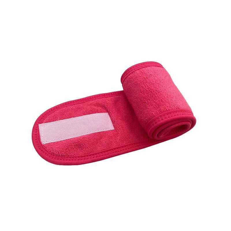 8-Colours Wrap Head Band Hairband Hair Band Adjustable Facial Make Up Face Wash Au - Yellow