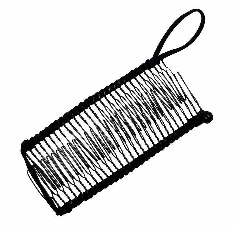Vintage Banana Hair Clip Christmas Hair Claw Accessory Stretchable Banana Comb - 20 Teeth