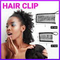 Vintage Banana Hair Clip Christmas Hair Claw Accessory Stretchable Banana Comb - 30 Teeth