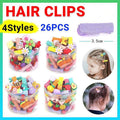 26Pcs Hair Clips Set Snap Bows and Hairpins for Styling and Everyday Use - Heart ( Without Bottle)