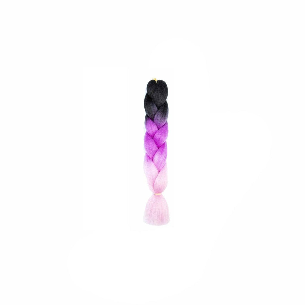 Coloured Jumbo Braiding Hair Extensions Braids Twist Hight Temperature Kanekalon - B22