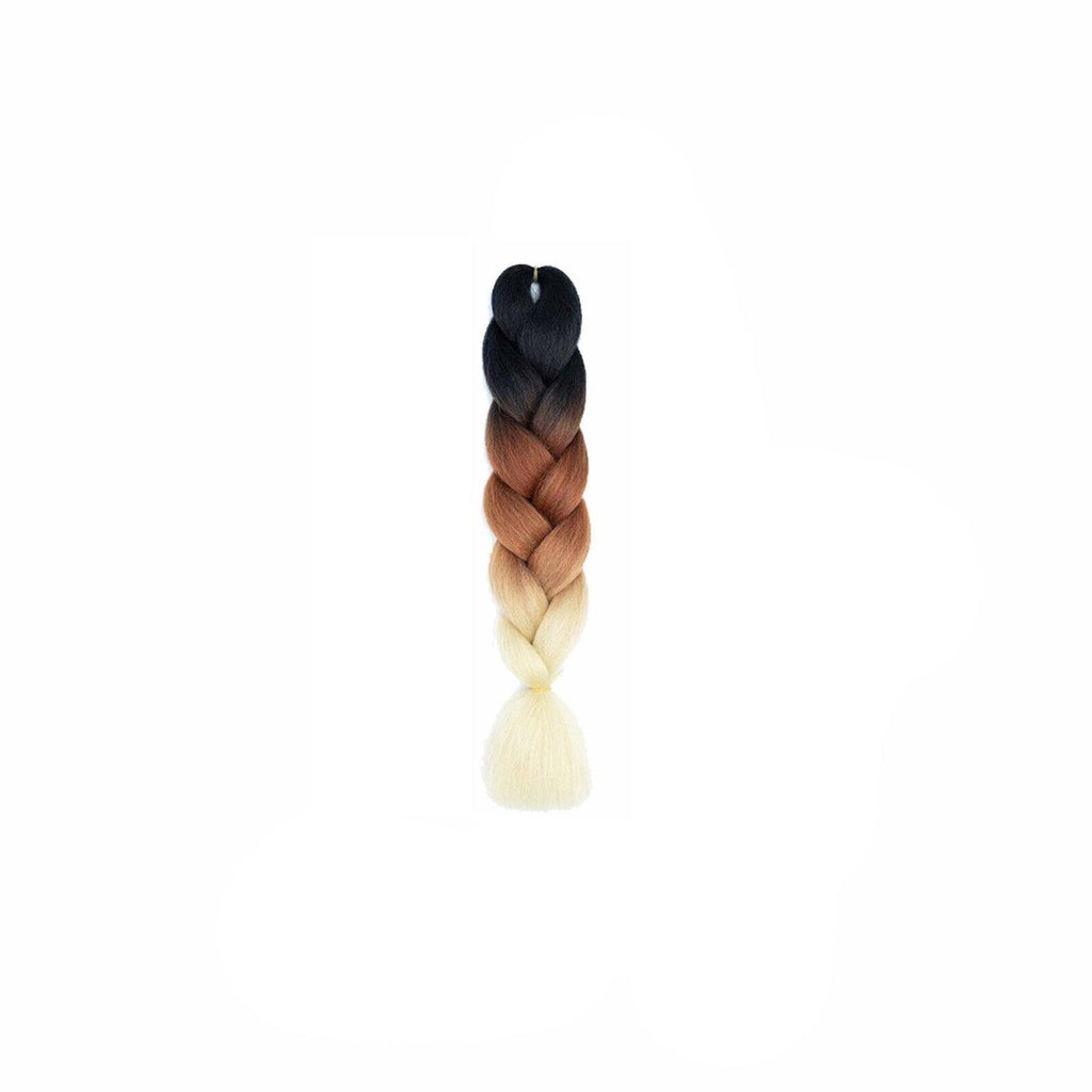 Coloured Jumbo Braiding Hair Extensions Braids Twist Hight Temperature Kanekalon - B22