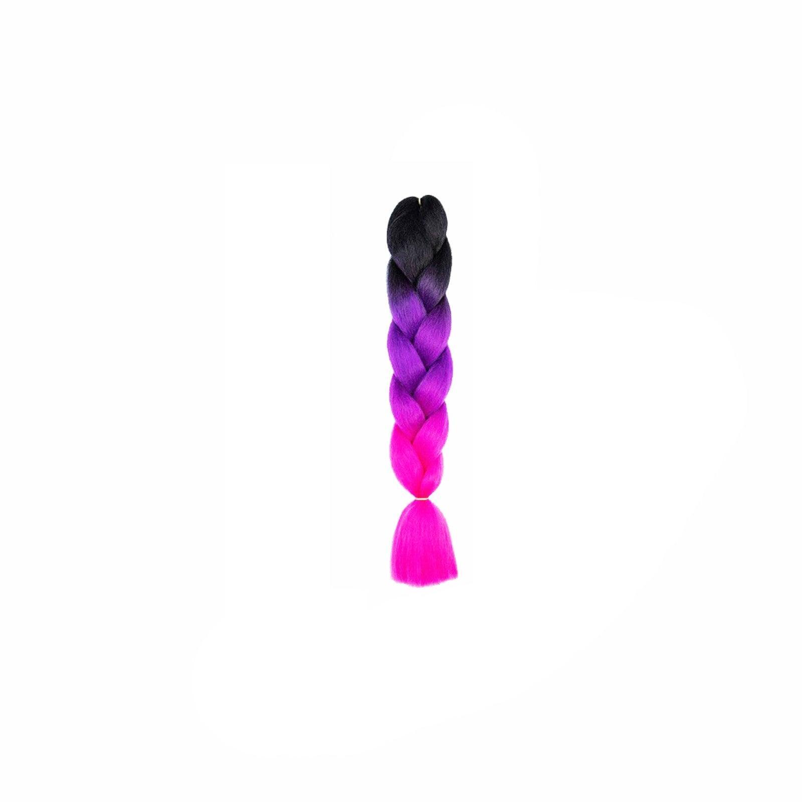 Coloured Jumbo Braiding Hair Extensions Braids Twist Hight Temperature Kanekalon - C9