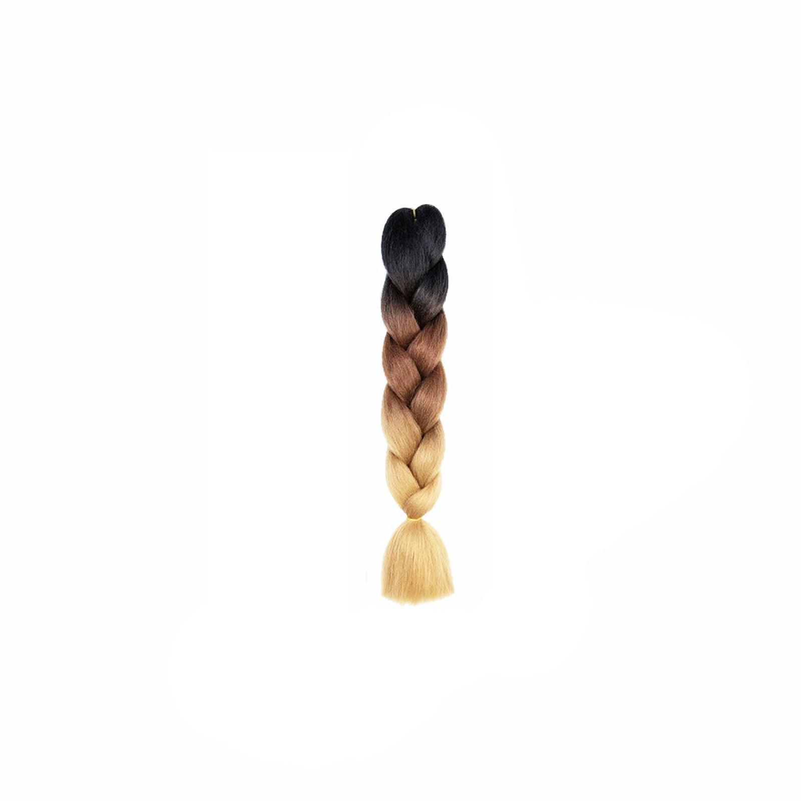 Coloured Jumbo Braiding Hair Extensions Braids Twist Hight Temperature Kanekalon - C9