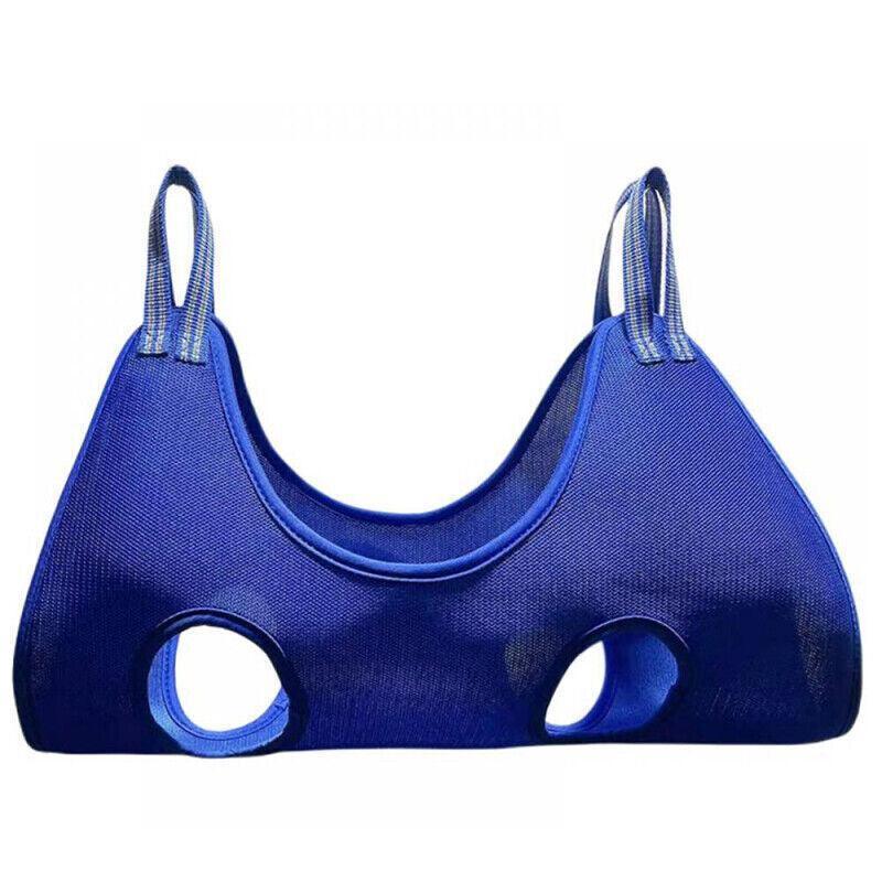 L Size Hammock Helper Pet Dog Cat Grooming Restraint Bags For Bathing Trimming Nail - Black