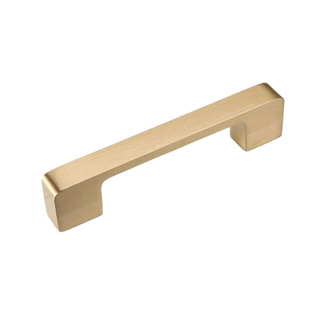 Modern Simple Handle Wardrobe Cabinet Drawer Pull All Copper Gold Door Handle - 160mm