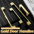 Modern Simple Handle Wardrobe Cabinet Drawer Pull All Copper Gold Door Handle - 64mm