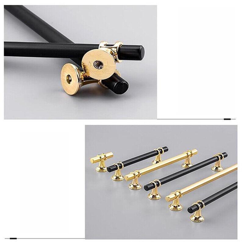 Black Gold Design Kitchen Cabinet Handles Drawer Bar Handle Pull 96 128 160 192 320MM - 160mm