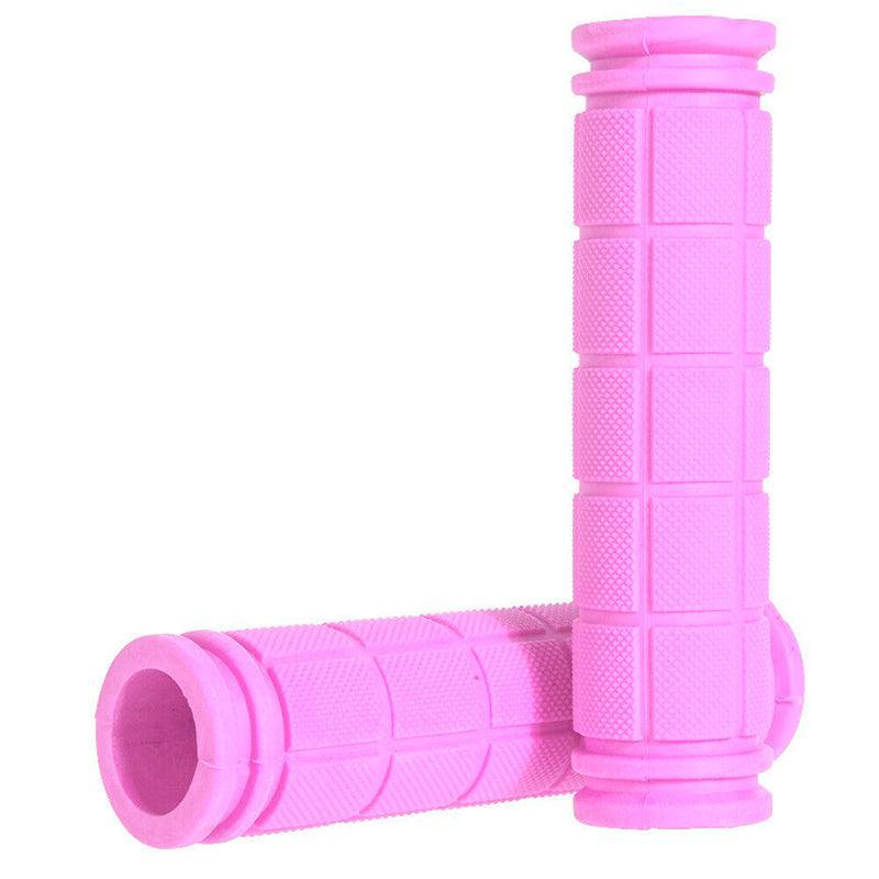 Rubber Grips For Bmx Mtb Cycle Road Mountain Bike Scooter Bicycle Handle Bar - Red