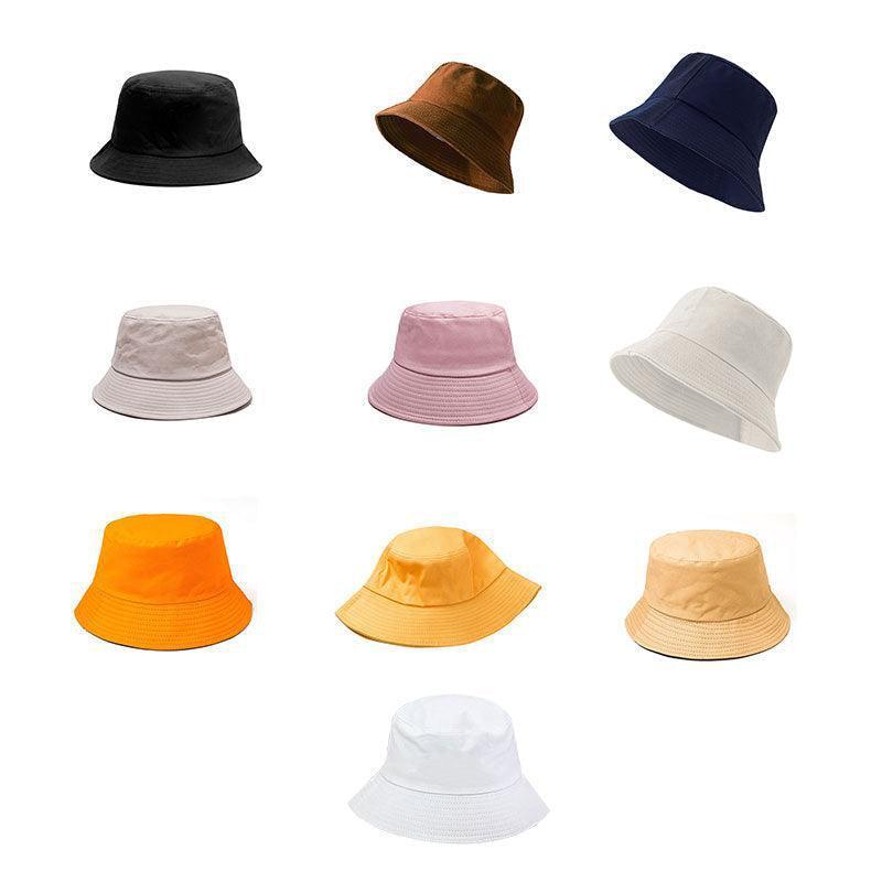 9 Colours Unisex Sun Bucket Hat Perfect for Outdoor Adventures - Navy