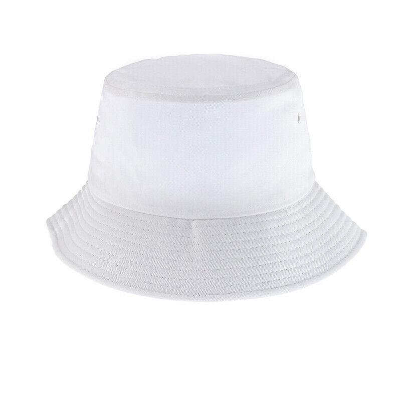 Unisex Men Women Washed Cotton Outdoor Camping Sports Bucket Hats Fisherman Hat - Wine Red
