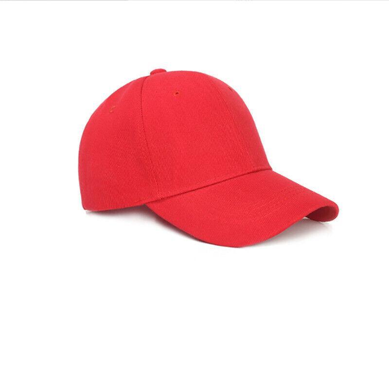 Summer Multi-colour Shade Baseball Cap Outdoor Peaked Sun Visor Hat - Wine Red