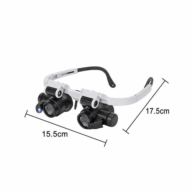 Three Types High Magnification Headgear Magnifier Magnifying Loupe Glasses Tool
