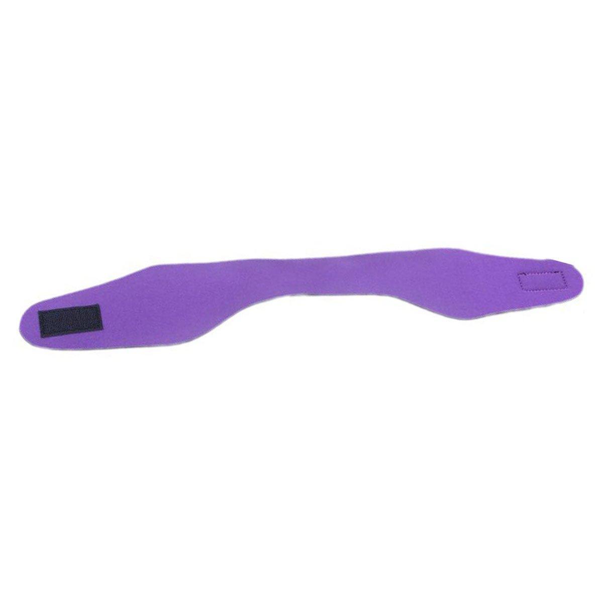 Adjustable Waterproof Swimming Headband for Ear Protection Unisex Diving Use - Blue-L