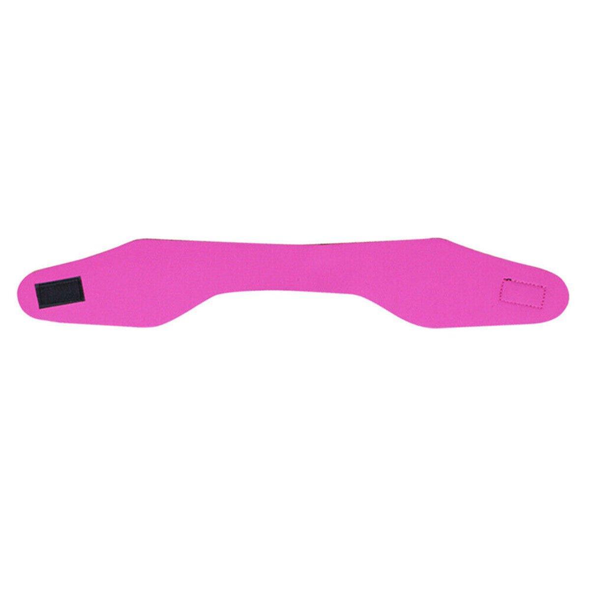 Adjustable Waterproof Swimming Headband for Ear Protection Unisex Diving Use - Blue-L