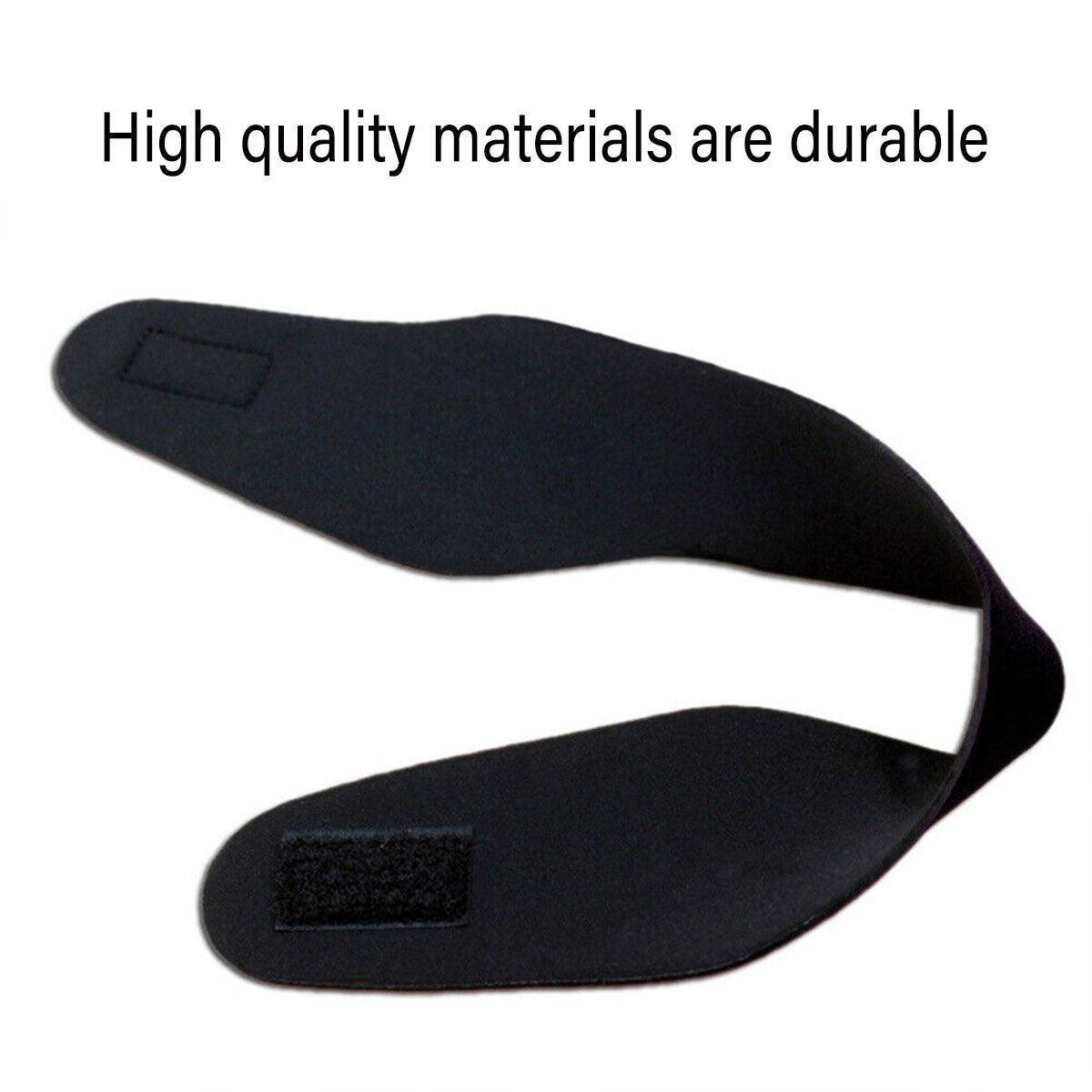 Adjustable Waterproof Swimming Headband for Ear Protection Unisex Diving Use - Purple-M