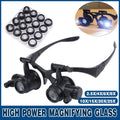 Head Mounted Bifocal Magnifier Jewellery Watch Repair High Magnification Tool