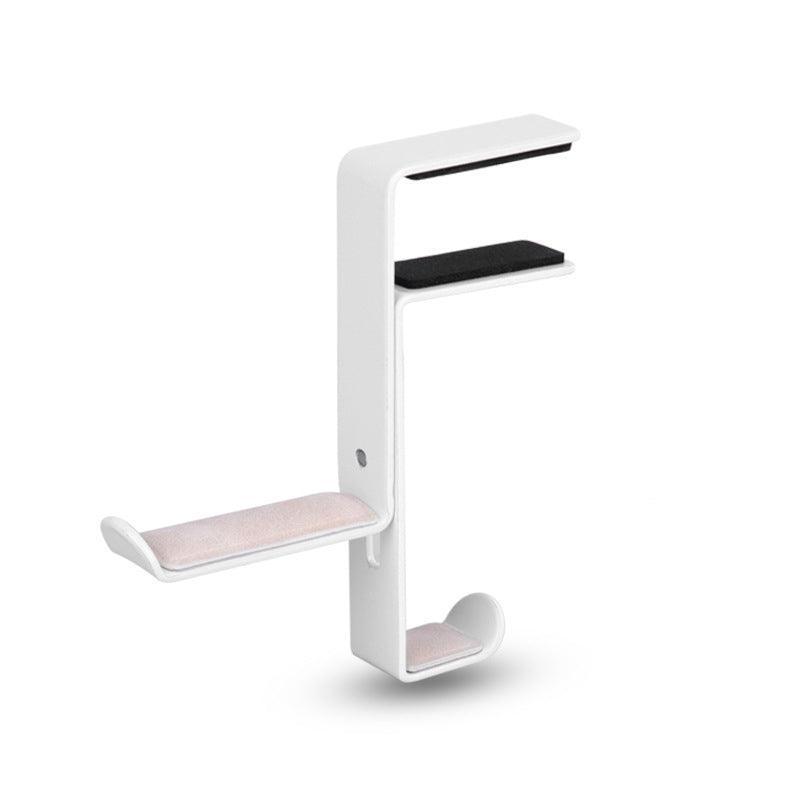 Metal Earphone Headset Desks Display Stand Hanger Holder Headphone Bracket Hook - Red