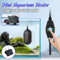 Mini Submersible Aquarium Temperature Rod with Thermostat for Fish and Turtle Tanks - 25W