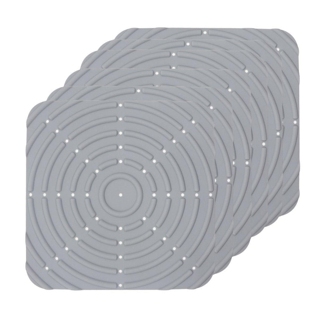 Washable Silicone Nesting Box Bedding Reusable Under Bedding for Chicken Coop - Grey-2PCS