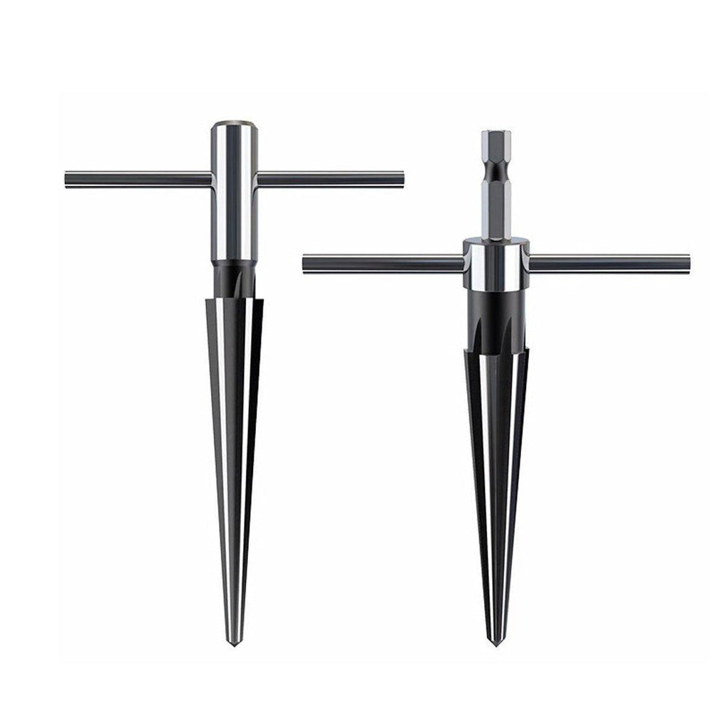Round Shank Hexagon Shank T Handle Taper Reamer Tool for Drilling and Boring - Hexagon Shank Reamer(3-13mm)