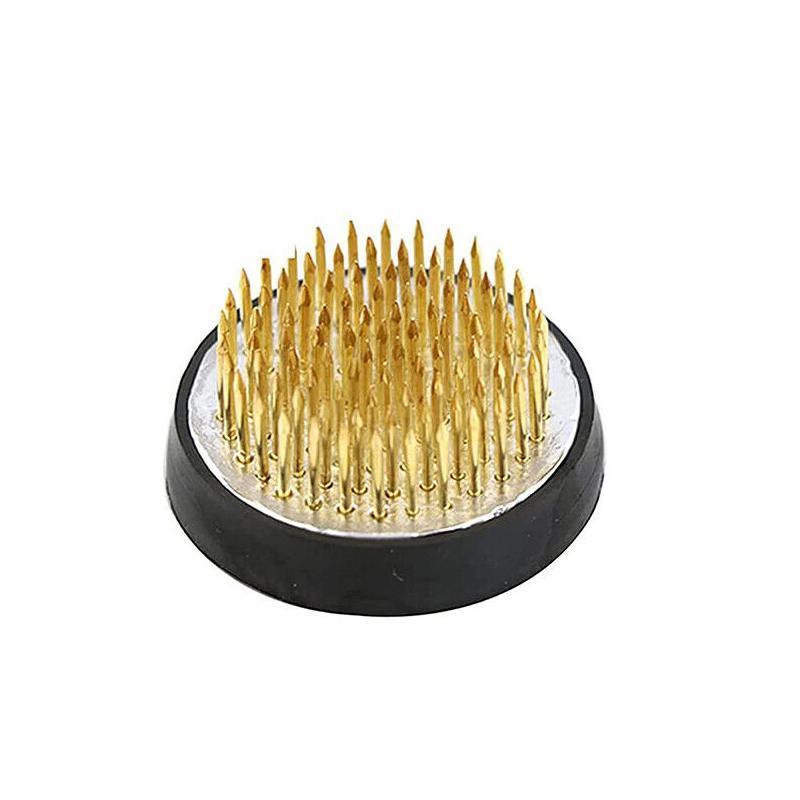 Round Flower Base Holder Spiky Frog Fixed Tool Floral Arrange For Ikebana Kenzan - 23mm