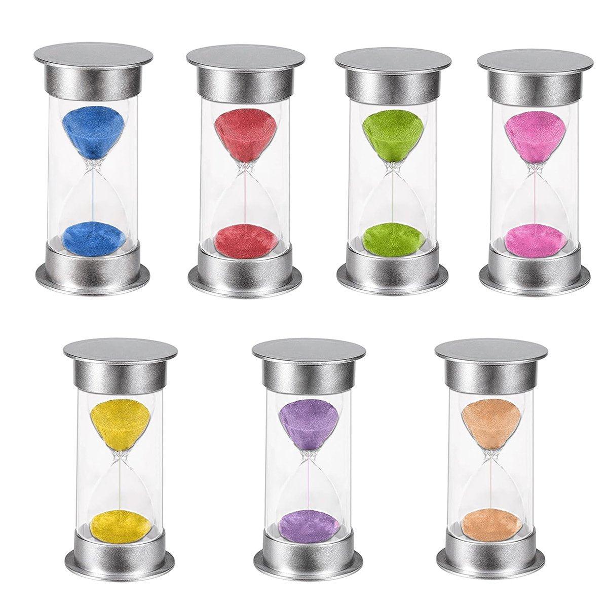 10/15/30 Minute Hourglass Timer Sand Timer for Home Office and Classroom Use - Orange-15min