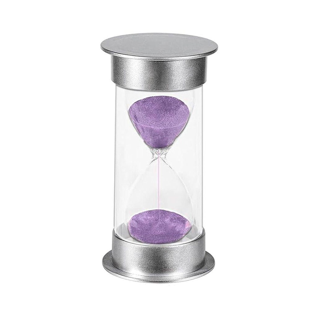 10/15/30 Minute Hourglass Timer Sand Timer for Home Office and Classroom Use - Purple-30min