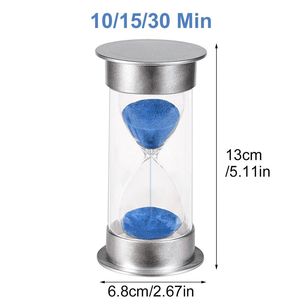 10/15/30 Minute Hourglass Timer Sand Timer for Home Office and Classroom Use - Yellow-10min